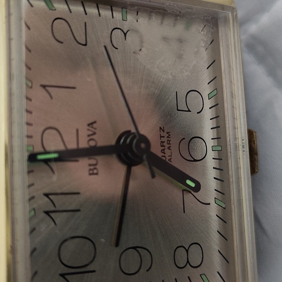 Bolivia Vintage Travel Clock Quartz Alarm - Picture 7 of 7